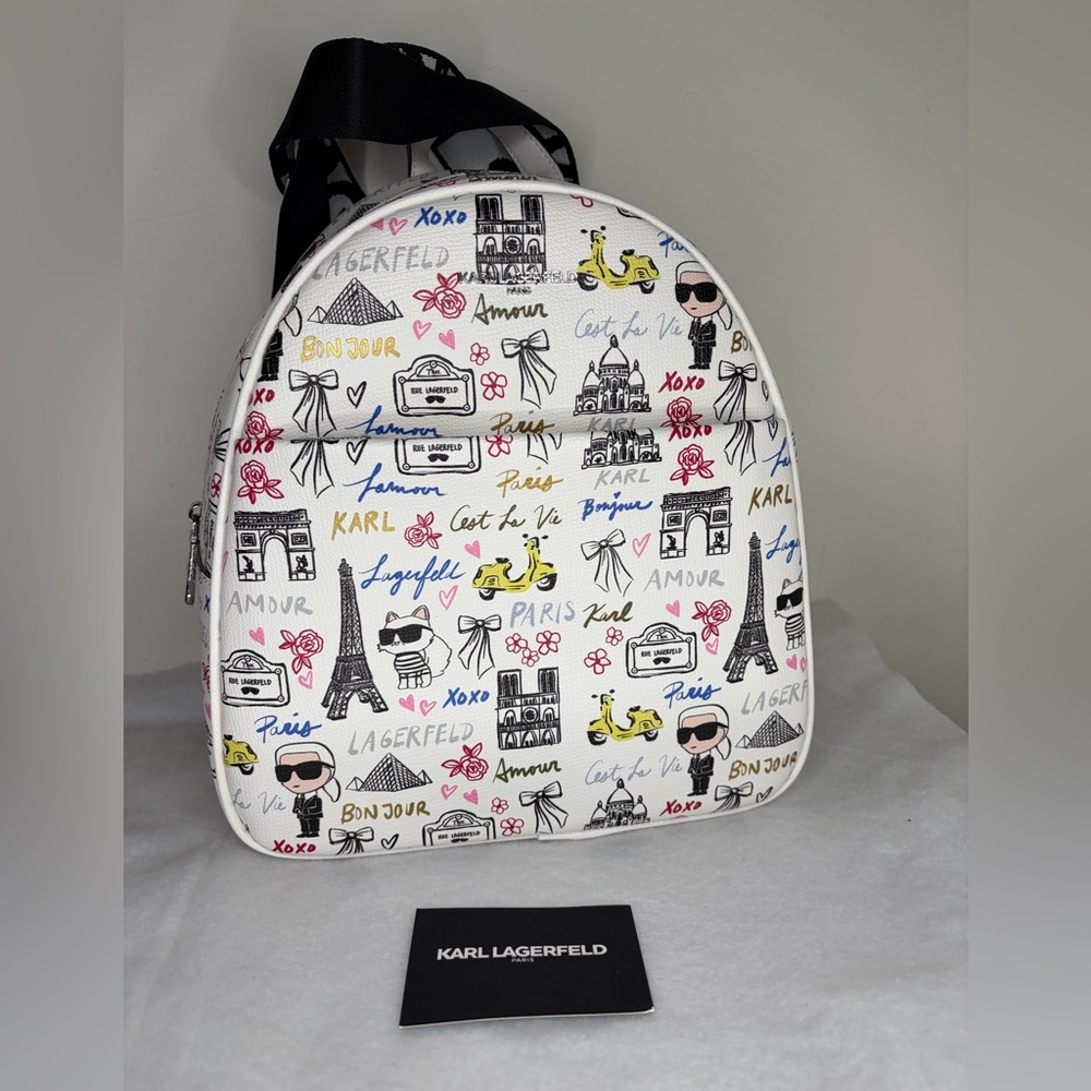 Karl Lagerfeld Paris Maybelle Mini Backpack No Tags